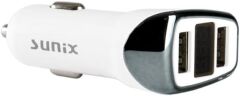 Sunix S310 Çift Çıkışlı 2.4A Dijital Göstergeli Araç Şarj Aleti Set